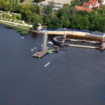 Plaża miejska i wyciąg do nart wodnych