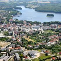 Szczecinek widziany od strony Koszalina