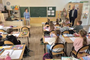 Członkowie Komisji Edukacji i Kultury w SP6 