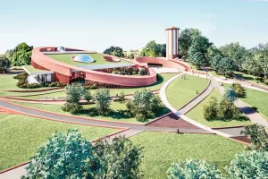 Wizualizacja planetarium, jakie ma powstać w Szczecinku
