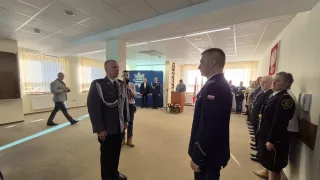 Uroczysta zbiórka w KPP Szczecinek