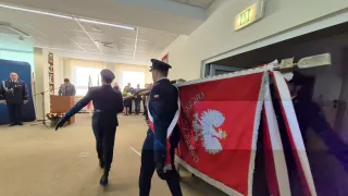 Uroczysta zbiórka w KPP Szczecinek